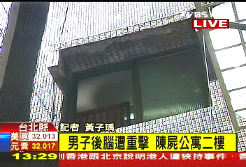 〈快訊〉男子後腦遭重擊 陳屍公寓2樓