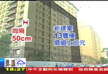 〈獨家〉開窗見「牆」!豪宅比鄰蓋 僅隔50公分
