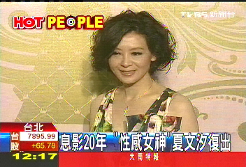 息影20年 「性感女神」夏文汐復出