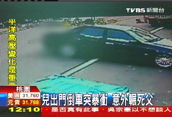 兒出門倒車突暴衝 意外輾死父