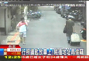 行照鑰匙放車上！　賊循地址再偷竊