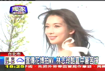 〈獨家〉宣傳花博拍MV　林志玲酷夏中暑苦撐