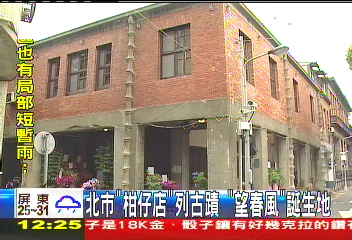 北市「柑仔店」　列古蹟「望春風」誕生地