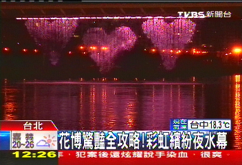 花博驚豔全攻略! 彩虹繽紛夜水幕