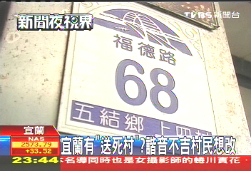 宜蘭有「送死村」? 諧音不吉村民想改