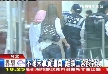 不滿未拿資遣費 離職工潑酸報復