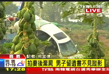 男子殺妻!掐死棄漁塭 妻老師也遇害