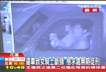 逼車致女騎士斷頸　檢求處無期徒刑