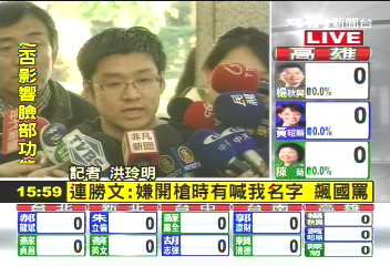 喊「連勝文」飆國罵　連：槍手認得我！