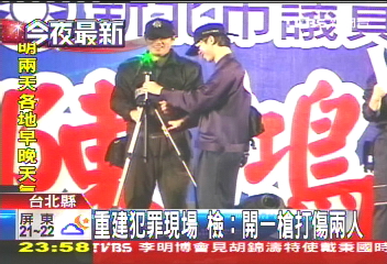 重建犯罪現場　檢：開1槍打傷2人