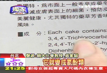 〈獨家〉三氯沙「6分身」 直擊市售產品成分