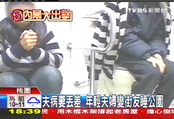 〈獨家〉夫病妻丟差 年輕夫婦變街友睡公園