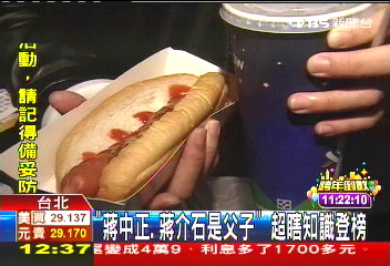 「蔣中正、蔣介石是父子」 超瞎知識登榜