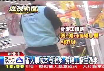 專攻檔期 賣場60%「計時工」降成本