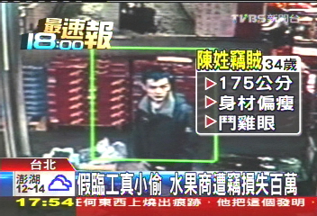 假臨工真小偷　水果商遭竊損失百萬