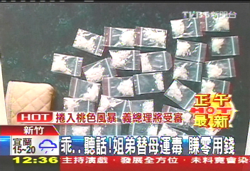乖!聽話!姐弟替母運毒 賺零用錢