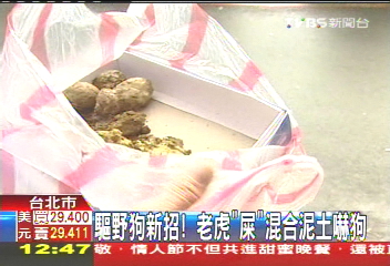 驅野狗新招! 老虎「屎」混合泥土嚇狗