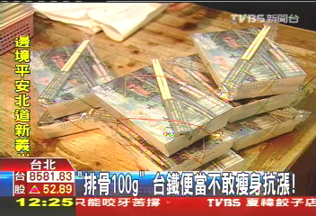 「排骨100g」 台鐵便當不敢瘦身抗漲!