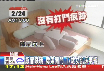 感冒曠職！房東開門　17歲女趴床氣絕