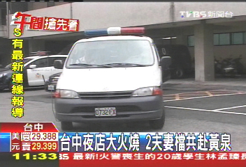 夜店火警/台中夜店大火燒 2夫妻檔共赴黃泉