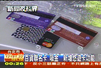 百貨聯名卡「吸金」　新增悠遊卡功能