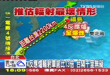福島全爆仍安全? 原能會:襲台量低