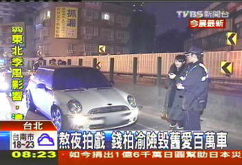 熬夜拍戲　錢柏渝險毀舊愛百萬車