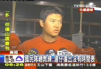 國民隊總教練：建仔復出沒有時間表