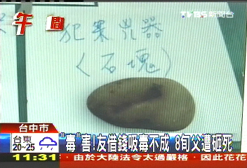 毒害!友借錢吸毒不成 8旬父遭砸死