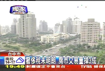 〈獨家〉奢侈稅效應　中市賣屋、看屋多3成