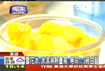 〈獨家〉雪花冰、冰淇淋熱量高 等同1.3碗白飯