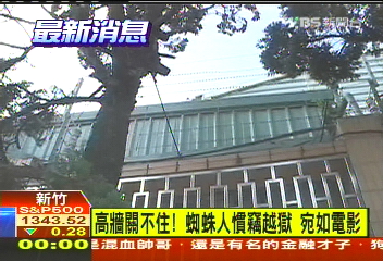 高牆關不住!蜘蛛人慣竊越獄 宛如電影