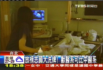 放榜志願大洗牌！　獸醫系可比中醫系
