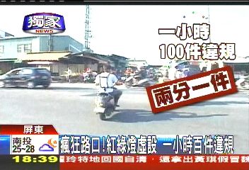 〈獨家〉瘋狂路口！紅綠燈虛設　1小時百件違規