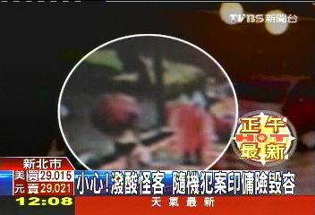 驚!雨衣男隨機潑酸 印傭險毀容