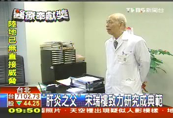 【醫療奉獻獎】「肝炎之父」 宋瑞樓致力研究成典範