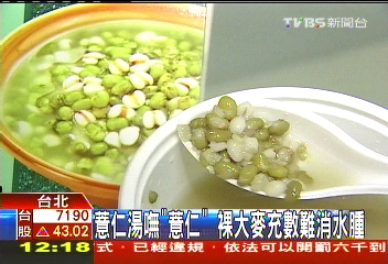 薏仁湯嘸「薏仁」 裸大麥充數難消水腫