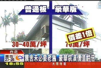 農舍未必要老舊 豪華裝潢價值翻倍