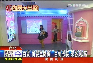 〈獨家〉百貨「育嬰室商機」！百萬改裝　來客飆2成