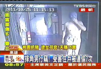 竊賊扮摔角男!專偷同棟住戶 得手百萬