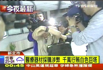醫療器材採購涉弊　千萬行賄白色巨塔