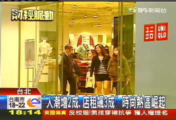 「人潮增2成、店租飆3成」 時尚熱區崛起