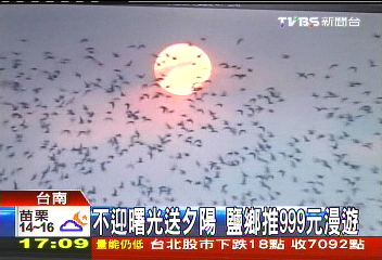 不迎曙光送夕陽 鹽鄉推999元漫遊