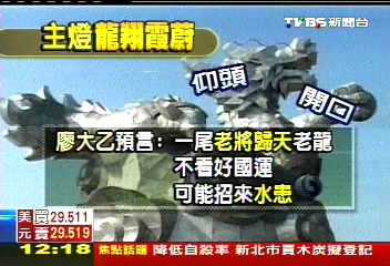 燈會主燈「仰頭開口」 廖大乙:恐招水患