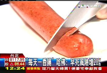 「每天1香腸」 哈佛:早死風險增20%