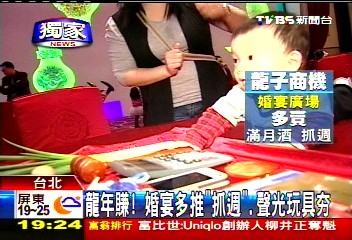 〈獨家〉龍年賺！　婚宴多推「抓週」、聲光玩具夯