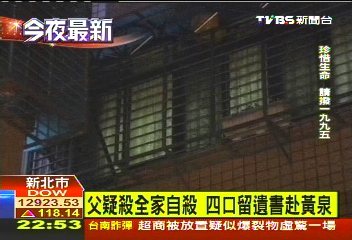 父疑殺全家自殺 4口留遺書赴黃泉