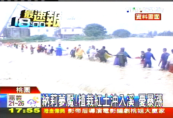 〈獨家〉納莉夢魘!植栽紅土沖入溪 憂暴漲