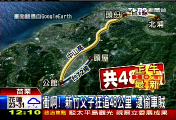 衝啊!新竹父子狂追48公里 逮偷車賊