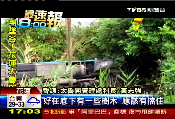 韓團翻車／遊覽車墜谷10米深　驚險卡崖邊樹上